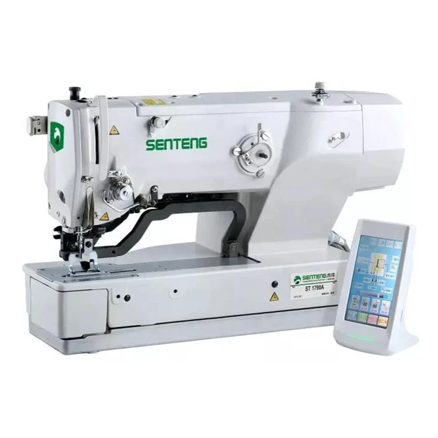 ST 1790S High speed computer controlled straight button holing sewing machine,price sewing machine