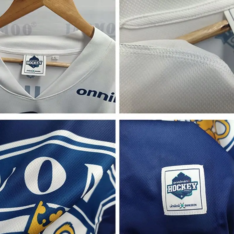 Sublimated Embroidery Patch Logo Oversize Team Ice Uniform Jersey Custom Practice Custom Reversible Hockey Jerseys