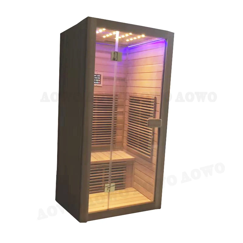Solid Wood Steam Sauna Infrared Hemlock Wooden Frame Traditional Sauna Stone Indoor and Outdoor Commercial Sauna