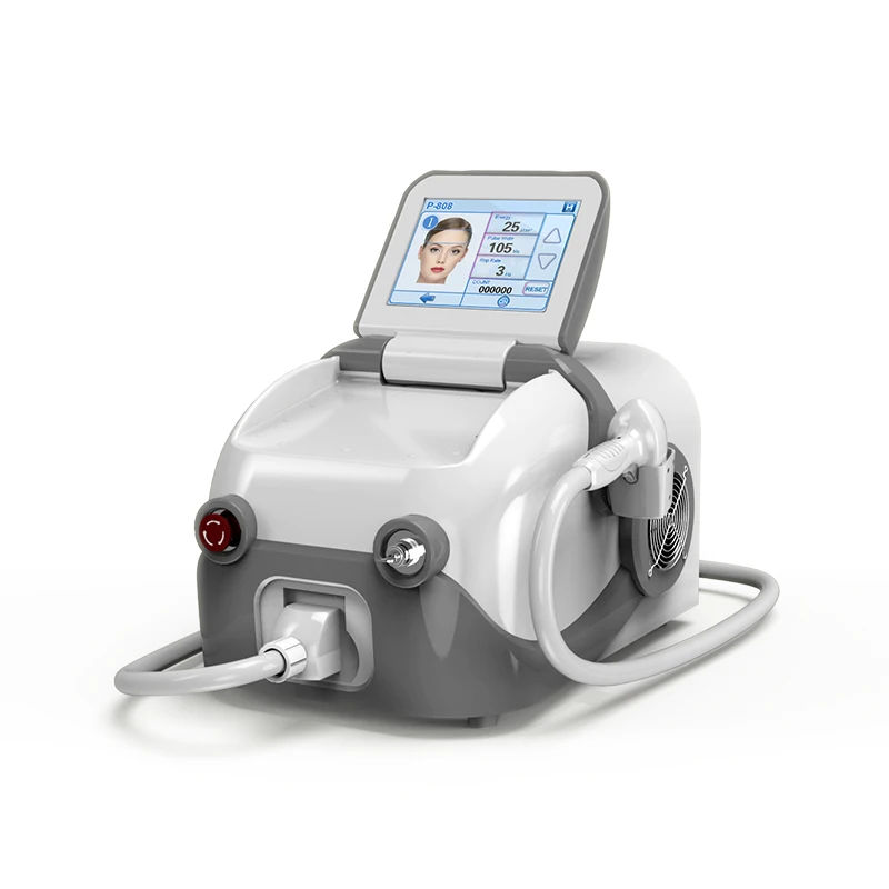 Newest Powerful portable Depilation  hair removal machine p-808s portable 808nm diode laser