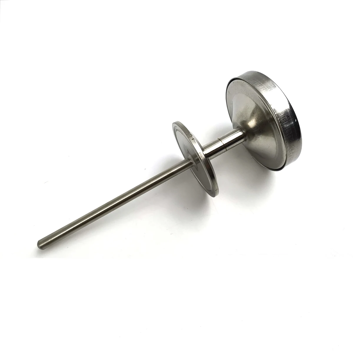 Stainless Steel Vertical Type Temperature Gauge Bimetal Thermometer bottom entry and back entry