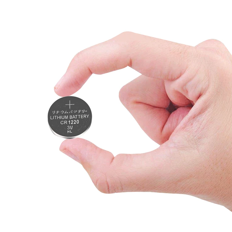 Hot Sale New Arrival 3v Lithium Battery Manufacturer CR1220 sales Hg0% Pb0% Cd0%  button cell battery Lithium coin cell
