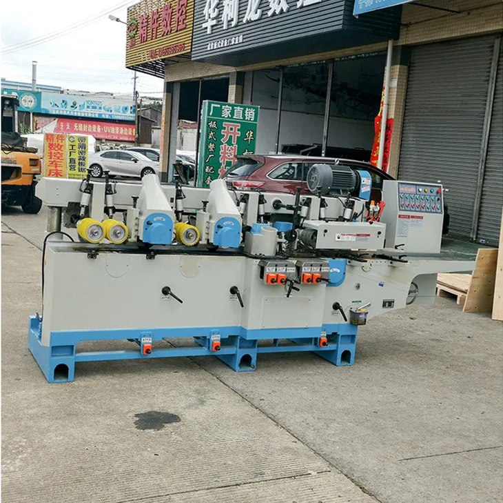 Wood cutting and planing molder machine 4 side spindle moulder planer