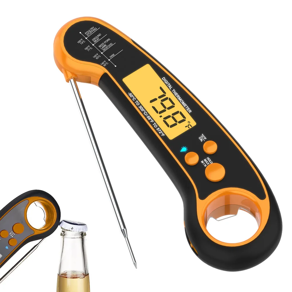 Household Kitchen digital thermometer for cooking - waterproof food Probe meat thermometers