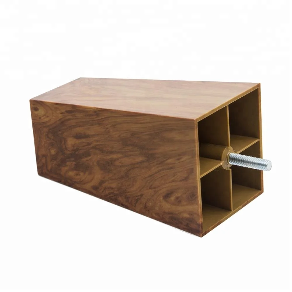 83*58*155mm Plastic Square Replacement Furniture Sofa Legs Modern Sofa Leg For Bedroom