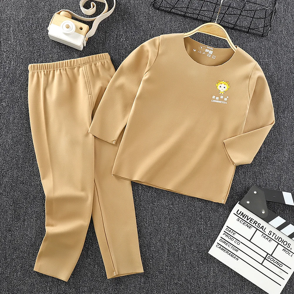 
China supplier Children Clothing Kids Velvet Track Suit Unisex Kids Tracksuit 