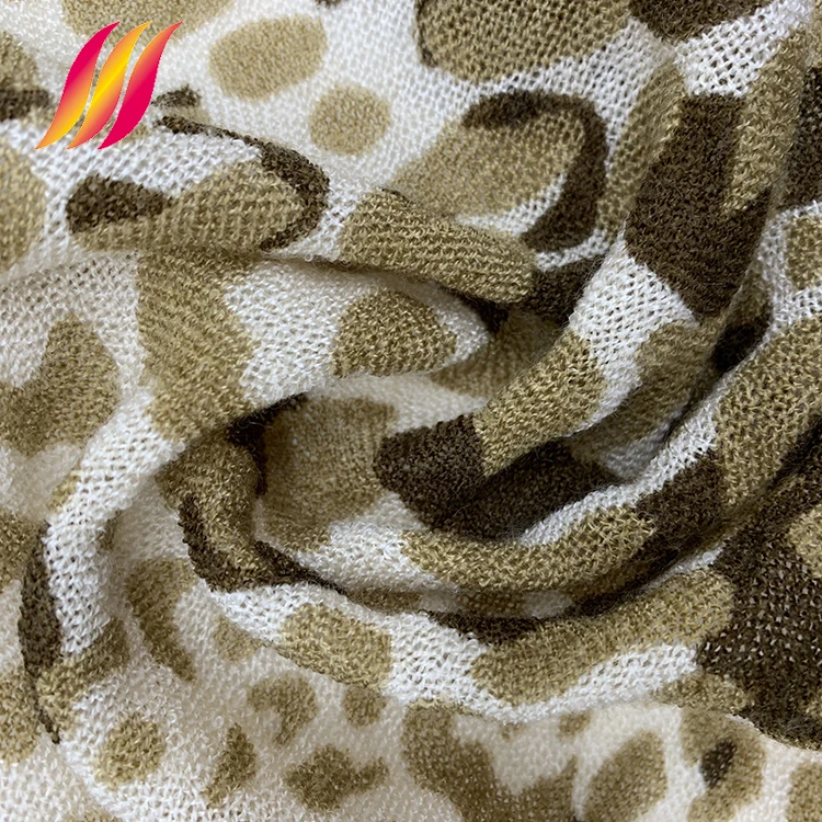 Winter Long Warm Scarf New Hand Made Print Acrylic Scarf