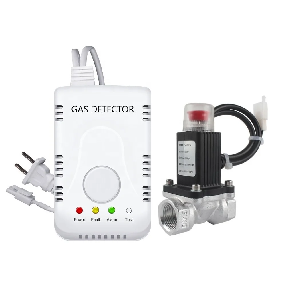 China Factory Cheap Price Gas Leak Detector With LPG Anti Leakage Safety Device Valve