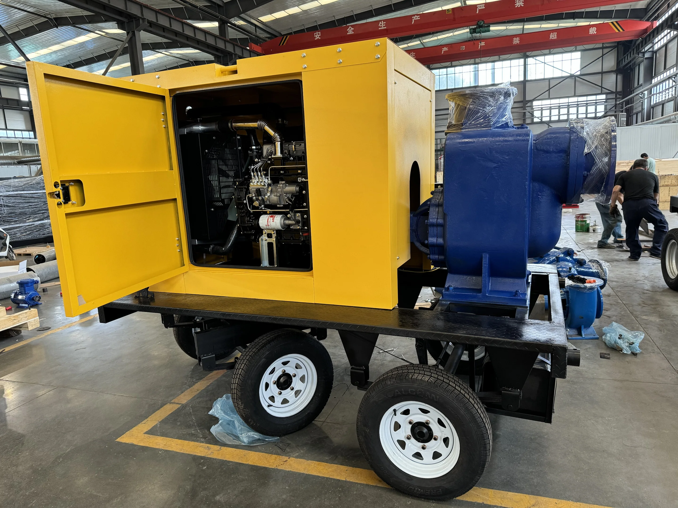 Movable 3 inch to 32 inch Diesel Pumps Self Priming Centrifugal Water Pump Trucks Drainage pump truck