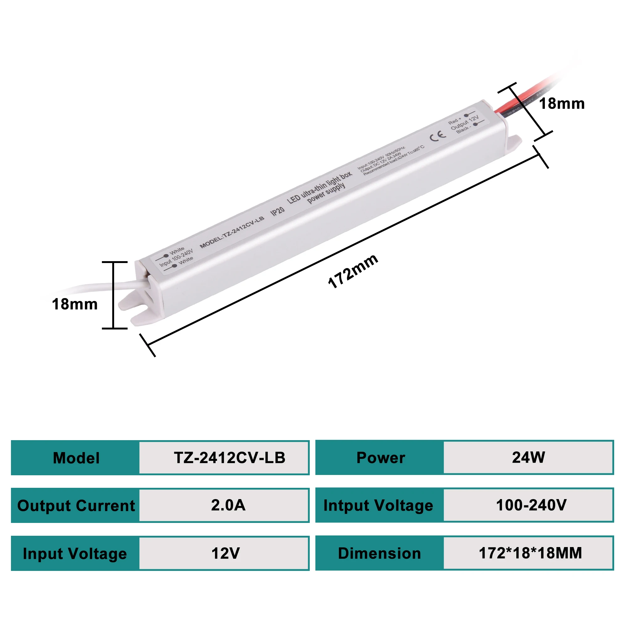 Wholesale New Trends Ultra-slim constant voltage Indoor IP20 12v 2a power supply
