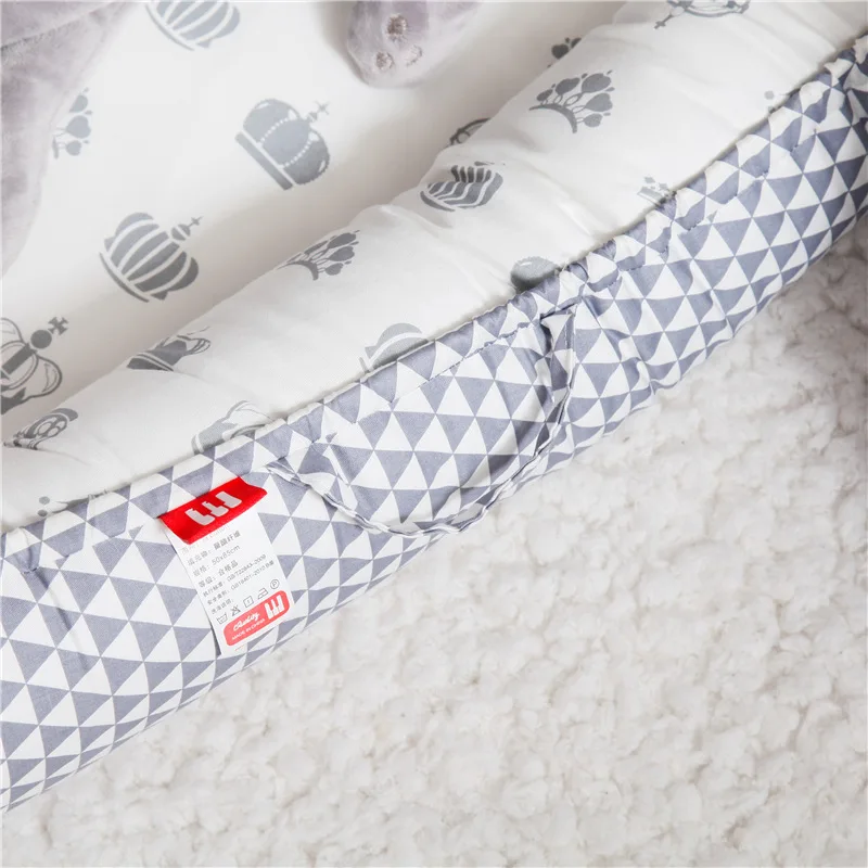 Ultra Soft Breathable Cotton Perfect Bassinet Cribs Portable Baby Lounger Baby Nest Sleeper Baby Nest