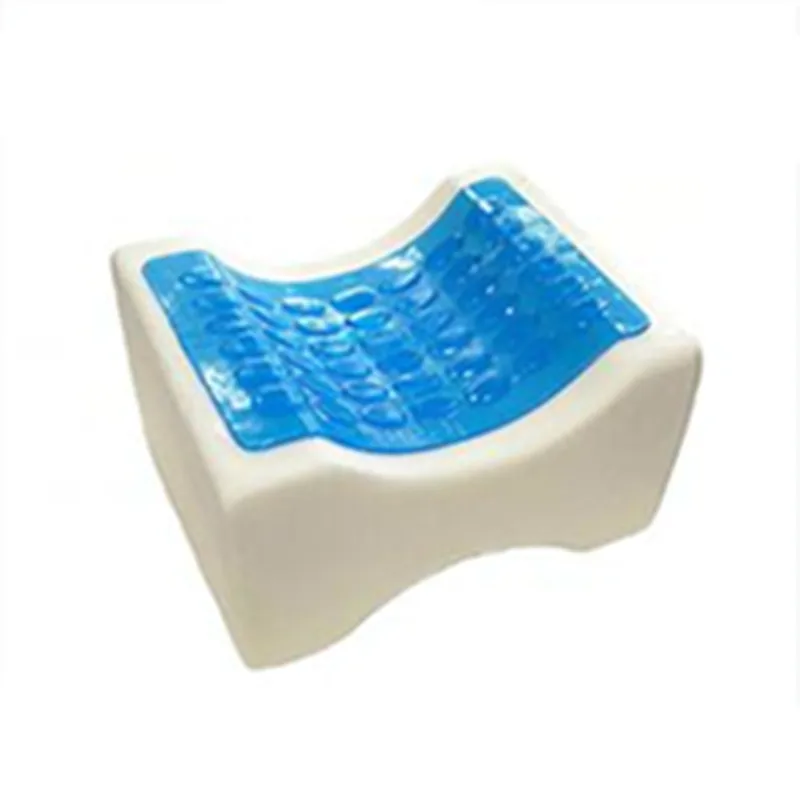 Free Simple Knitted Technics Sleeping Nursing Airplane Hotel Camping Orthopedic Ergonomic Memory Foam Cooling Gel Leg Pillow