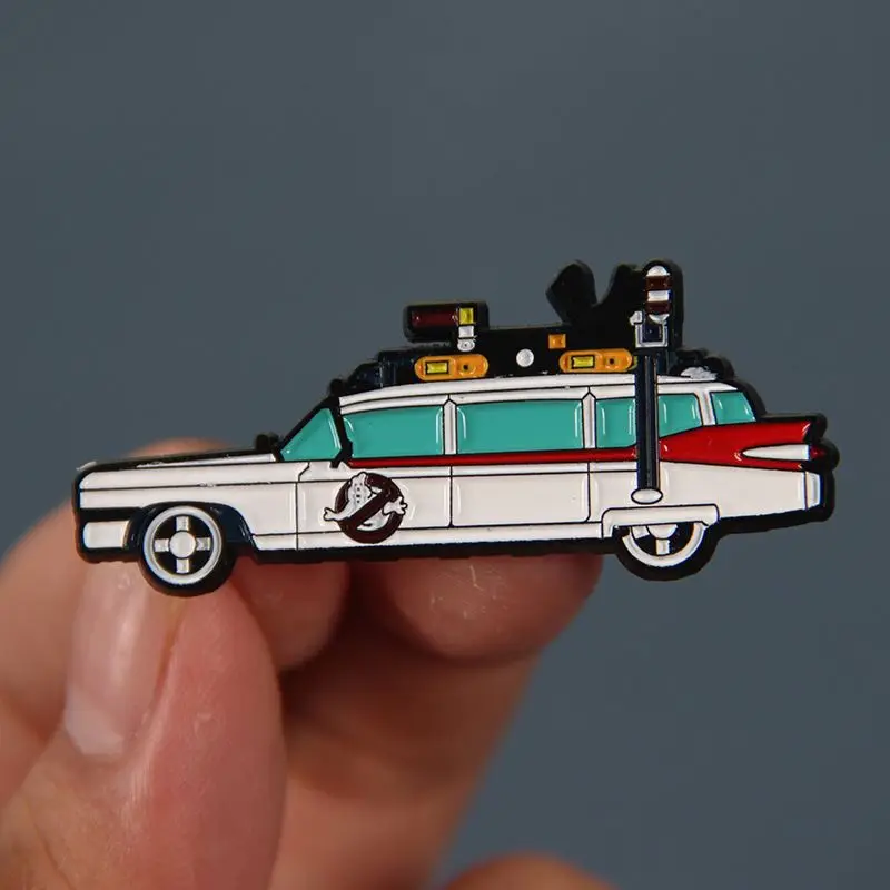 Wholesale Fantasy Adventure Movie Ghostbusters Pin Ambulance Metal Pin