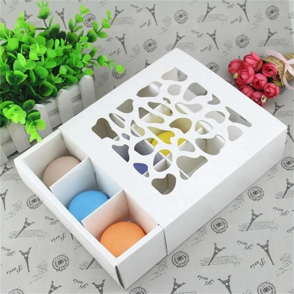 clear customized plastic packaging macaron box