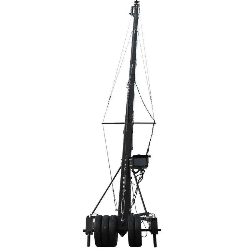 Professional 10m 130mm SDI/HDMI 4K Triangle Heavy Duty Rocker Arm Video Camera Jib Crane For Sale