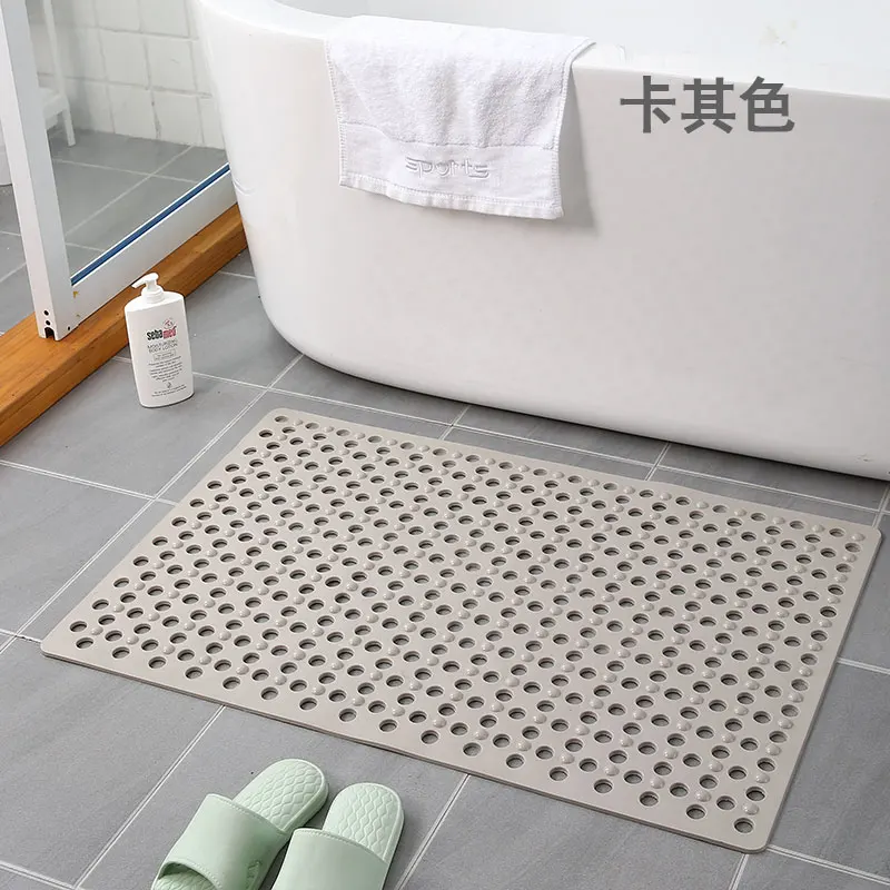 Bathroom Products PVC Bath Mat Anti Slip Household Bathroom Mats Shower Floor Pad Non Slip Bathroom Accessories