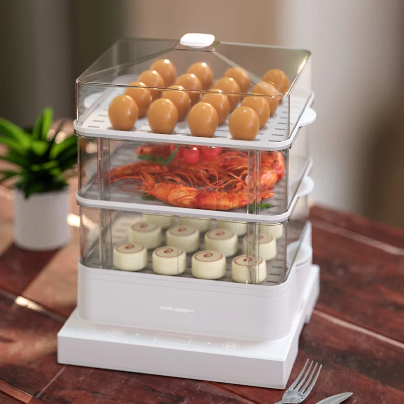 Electric Dumpling Food Digital Cooker Factory Bread Breakfast Machine Control Steam Economical Steamer Egg Steamer