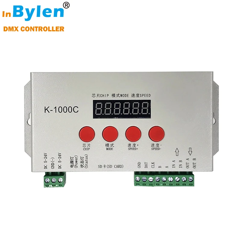 Best Seller SPI TTL DMX WS2811 TM512 USC512 Addressable RGB RGBW Running Light Controller for Led Strip Dimmers