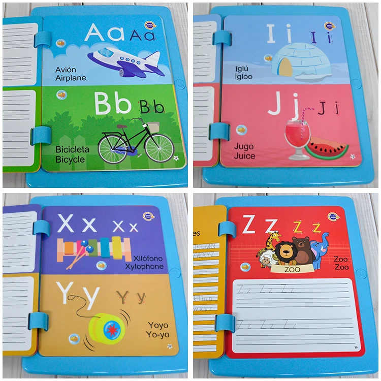 Kids Toddler Multi-Functional Led Writing Tablet Learning  Writing Board Educational Toys A Game For Learning To Write Letters