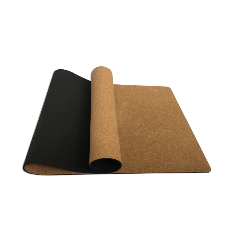 ALDWIN natural cork and natural rubber non slip yoga mat
