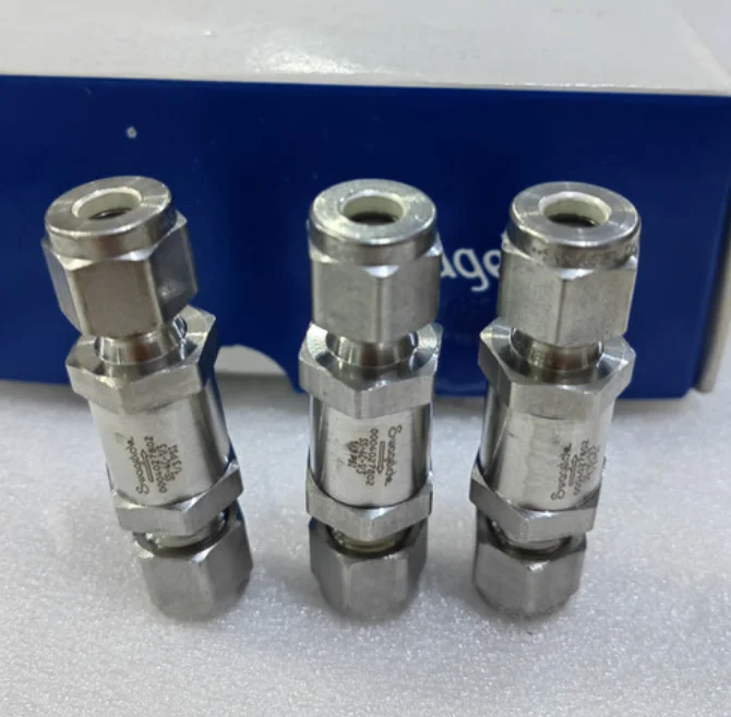New Swagelok Stainless Steel Poppet Check Valve,Part #: SS-4C-1/3  Fixed Pressure, 1/4 in.