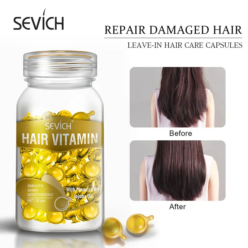 OEM Private Label Collage Serum Hair regrowth treatment Hair Growth Oil Daily Hair Vitamin Capsule For Women