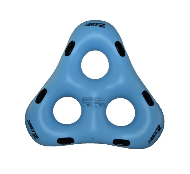 Zebec Triangle Slide Boat 54' for Water Sports and Activities Pool Aqua Park Fun Slides Boats