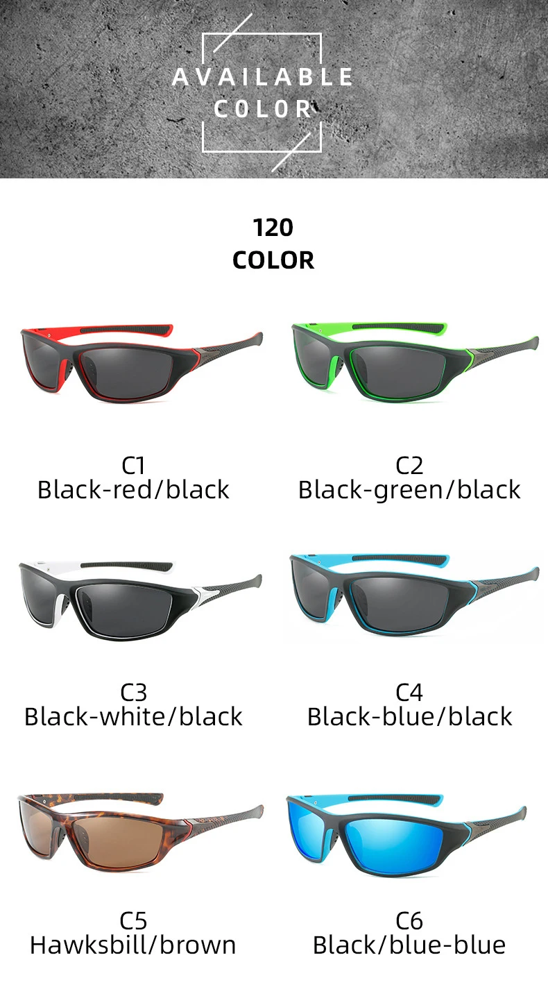 Wholesale Sport OEM Custom Logo Polarized Running Cycling Glasses Outdoor Sport Sunglasses