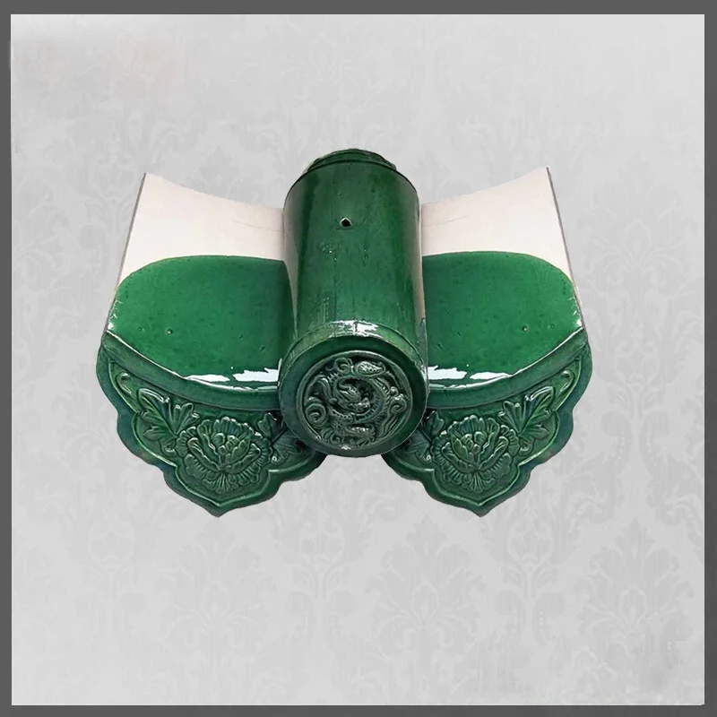 30 Years of Chinese Mosque Temple Project Ceramic Orange Yellow Roof Tile Supplier Glazed Tiles For Sale