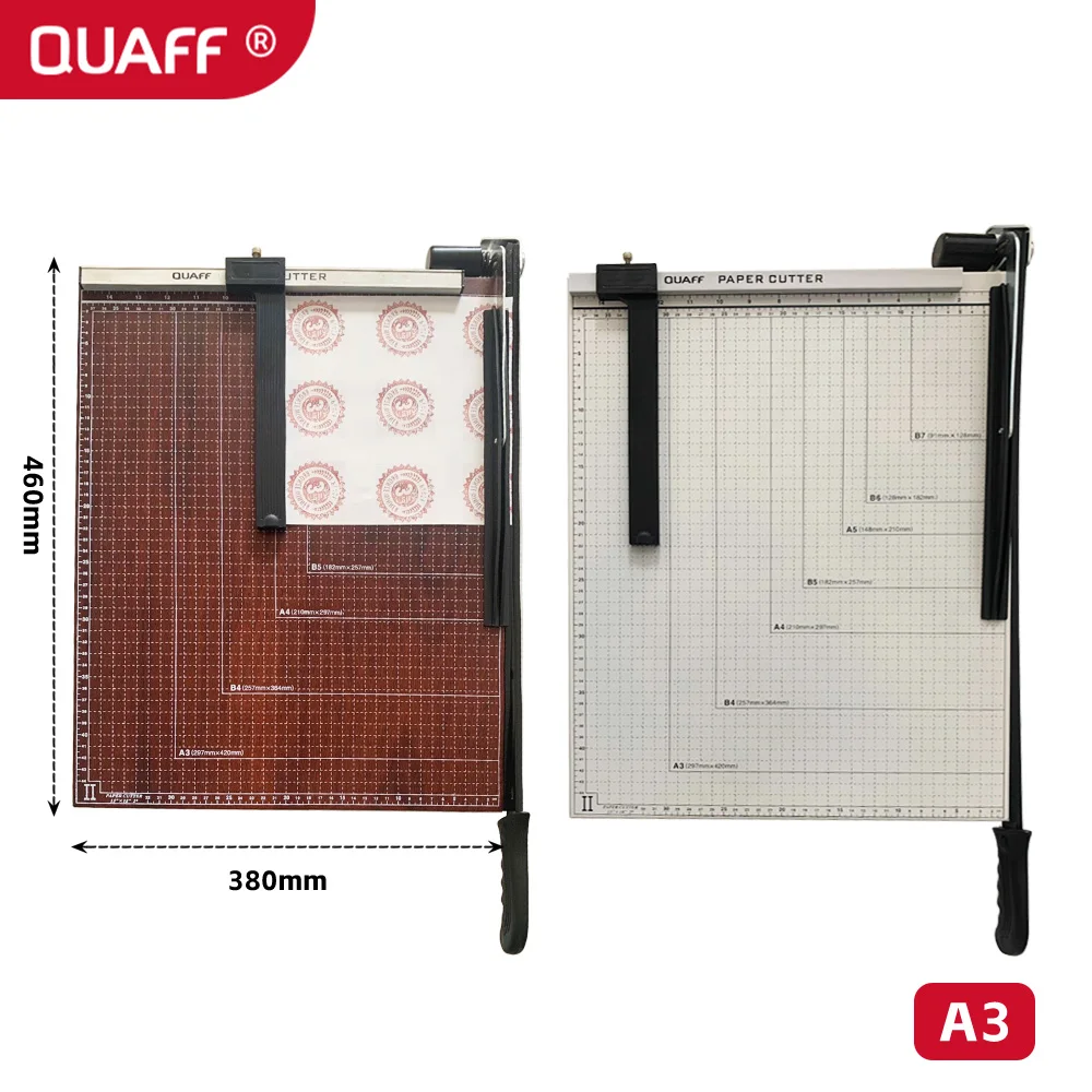 QUAFF Paper Trimmer Base Metallic Base Paper Cutter Machine A3 Wooden Troqueladora Manual Para Papel Sizzix Big Shot CN;ZHE 1504