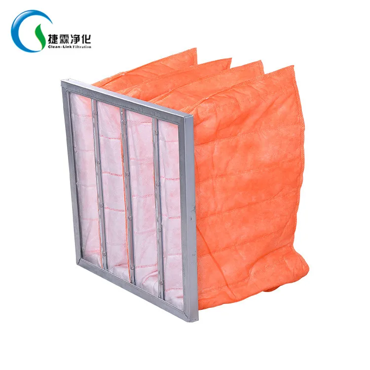 Fabrics for air filter f5 pocket filter 592x592x600 en779 pocket filter