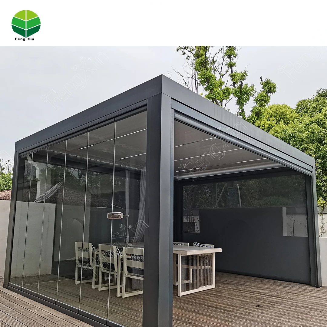 Pergolas De Jardin Modern Customized Garden Patio Aluminum Pergola Gazebo