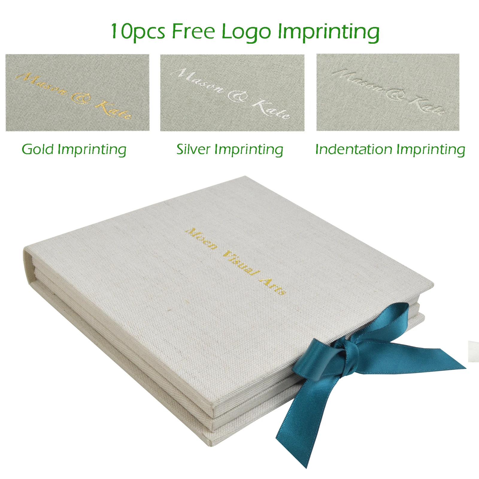 customize Linen USB DVD CD Case For Photographers