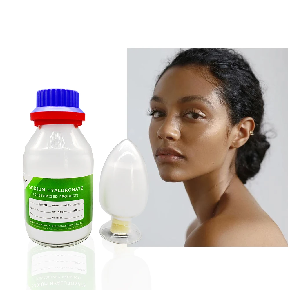 Cosmetics grade high low molecular weight hyaluronic acid sodium powder hyaluronate powder