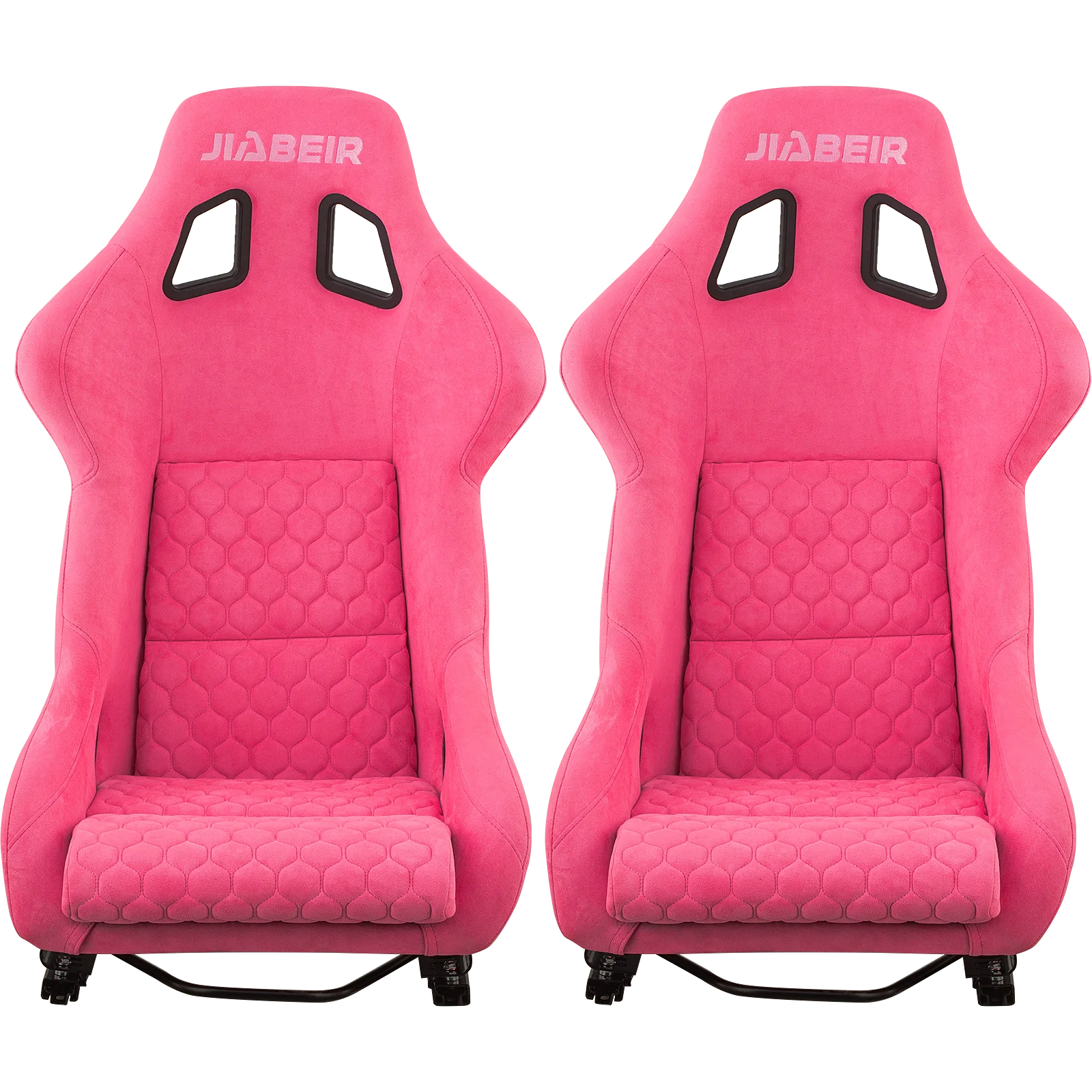 JIABEIR 1097 Sim Racing Colorful gradient Style Fiberglass  PINK Fabric Bucket Sport Seats Racing Seat Universal Racing Seats
