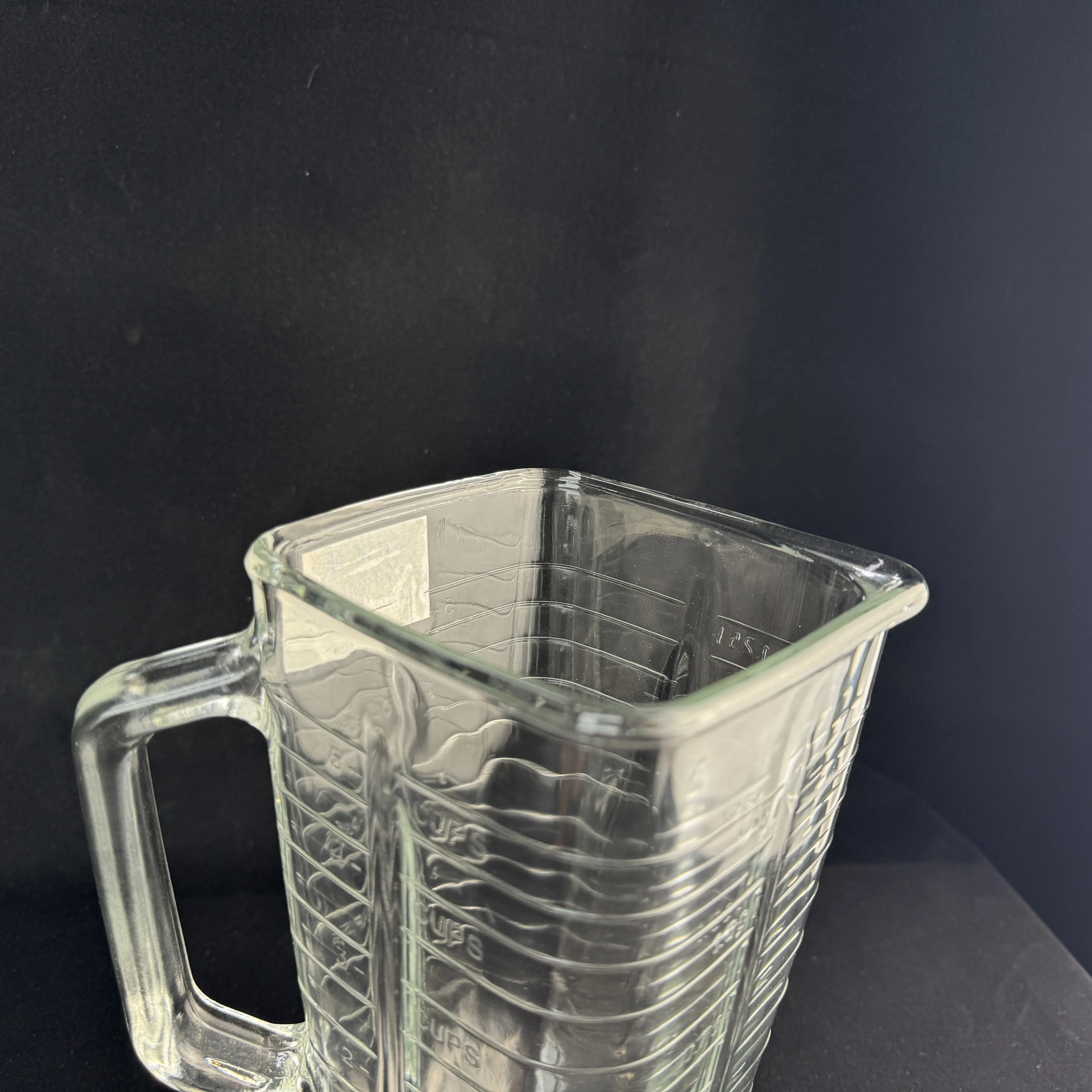 1.25L Glass Material oster blender jar replacement parts AG16 square Blender Glass Jar Juego de cubas de mezcla de vidrio