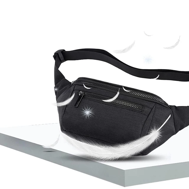 BSCI custom logo acceptable wholesale fashion adjustable belt travel sport unisex canvas fanny pack