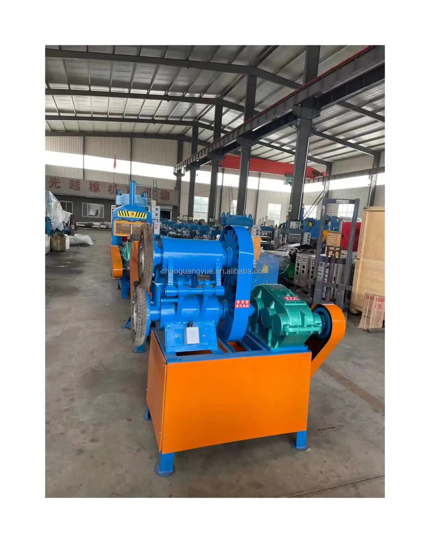 Waste Rubber Crushing Equipment Crumb rubber crushing machine waste tire rubber cracker machine