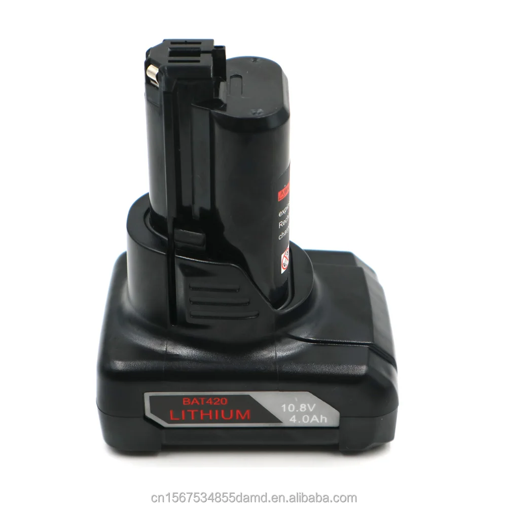 RHY Top Rated Replacement 12V 3Ah 4Ah 5Ah  6Ah Lithium Ion Battery Rechargeable Power Tool Battery For Boschs GBA12V60 BAT420