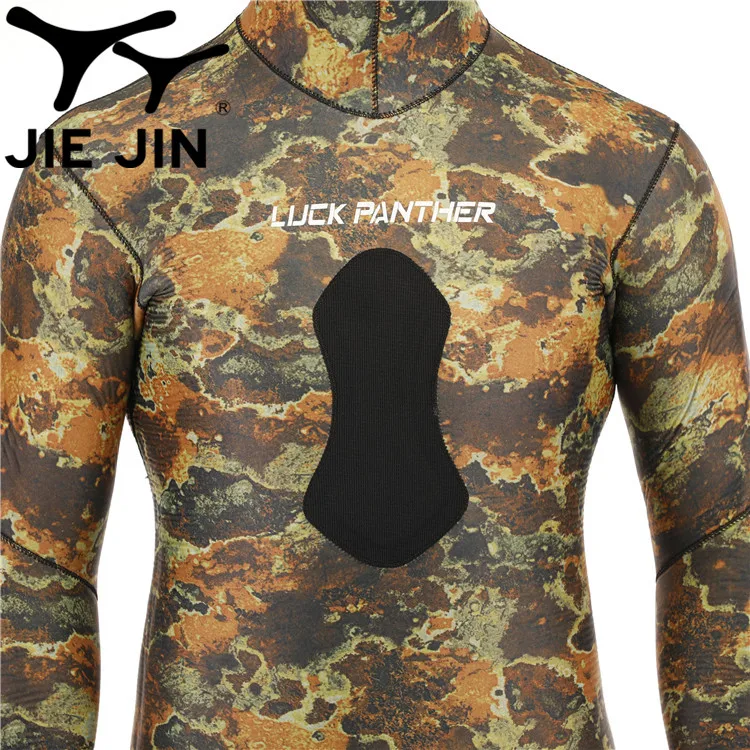 Мужские Гидрокостюмы для подводной охоты 3 мм камуфляжные неопреновые цельные свободные костюмы для дайвинга