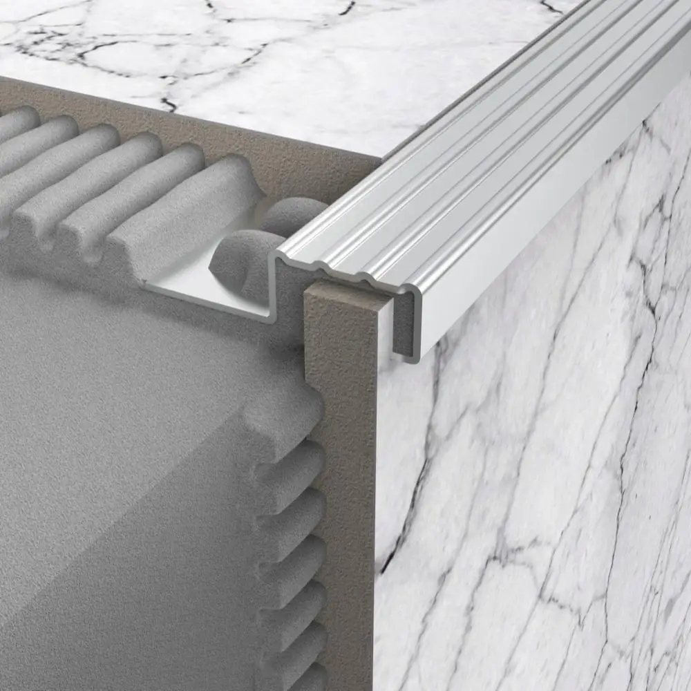 Beautrim low price aluminum Anti-slip tile stair nosing