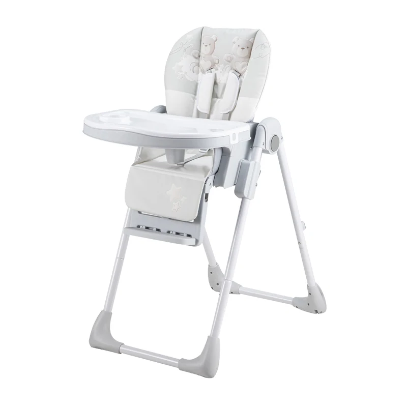 Aricare Bebek Mama Sandalyes Toddler Dining Restaurant Table High Chair With Wheels For Baby Children Seat