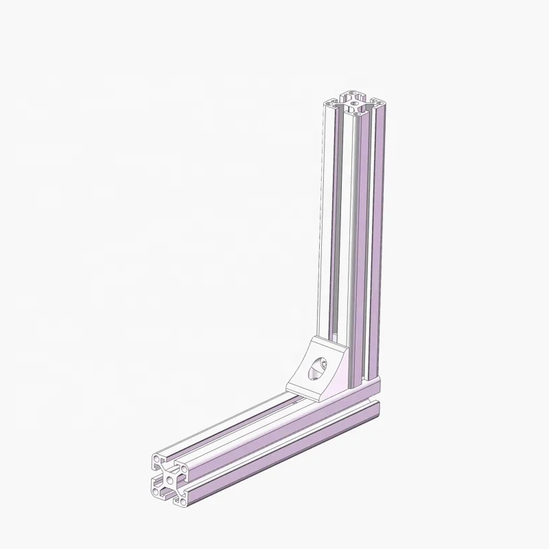 2 hole strong bracket aluminum profile extrusion aluminium profile  profile bracket Metal corner bracket make frame and kit