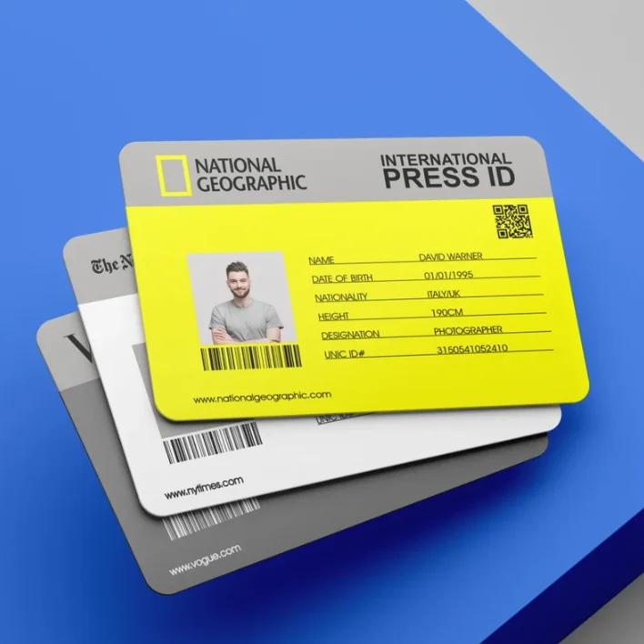 Personalize Id Card Maker In Bulk Personalize Plastic Card Print For Teacher Student custom logo pvc plastic waterproof cards