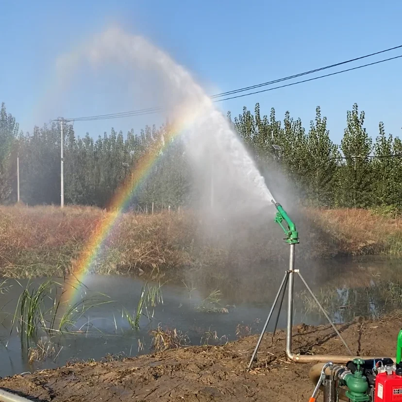 New Arrival Agricultural Irrigation 80 Meters Away Large Rain Gun 360 Degree Uniform Spray Irrigation System