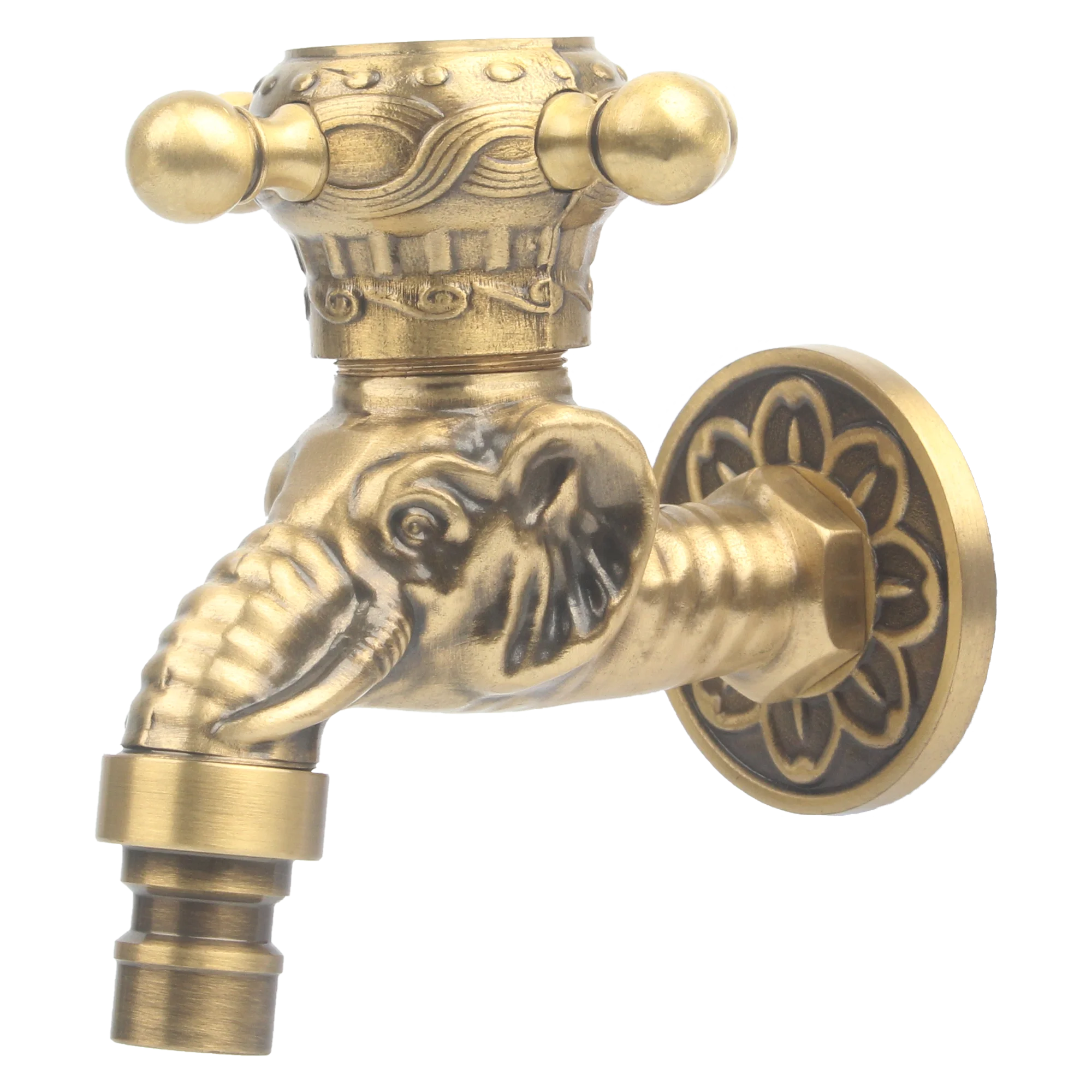 Washing Machine Use European Animal Design Premium Brass Bib Cock Water Tap Faucet Bathroom Balcony Faucet