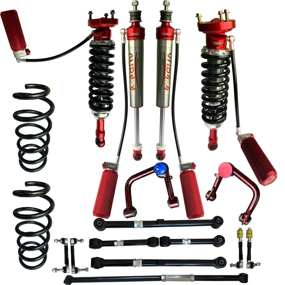 VRD4x4 Shocks Suspension Kits For FJ Cruiser Lifting Adjusted Gas Oil Filled With Upper Control Arm Coilover Shock Absorber