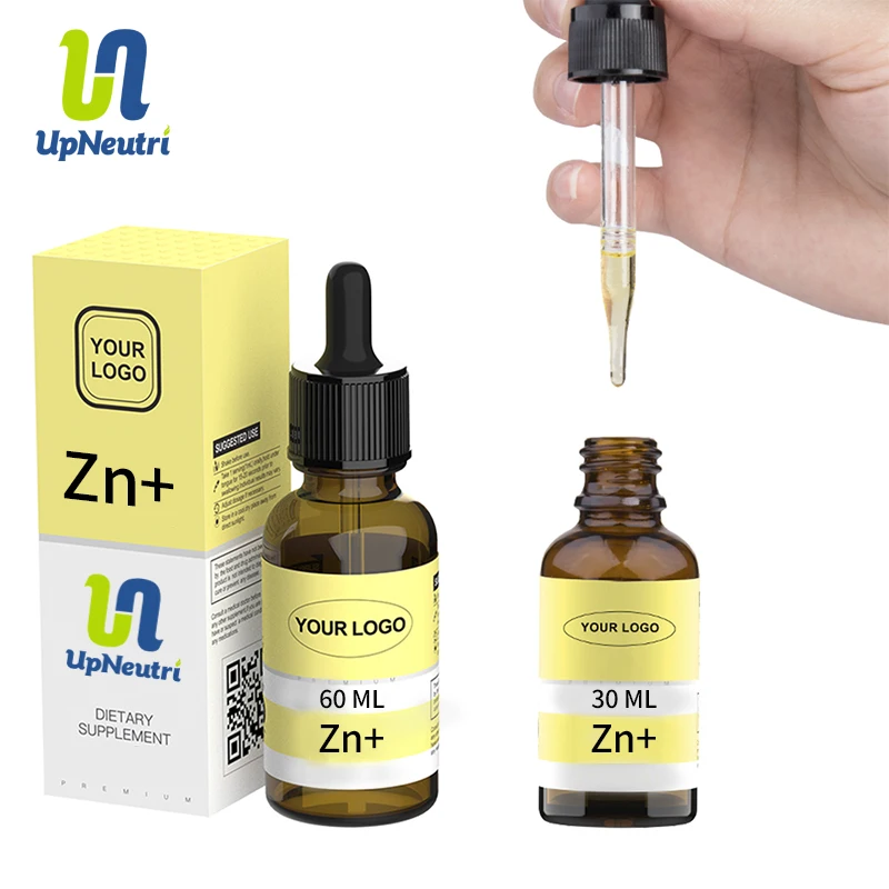 OEM/ODM Private label customized flavor multivitamin drops liquid with zinc and calcium