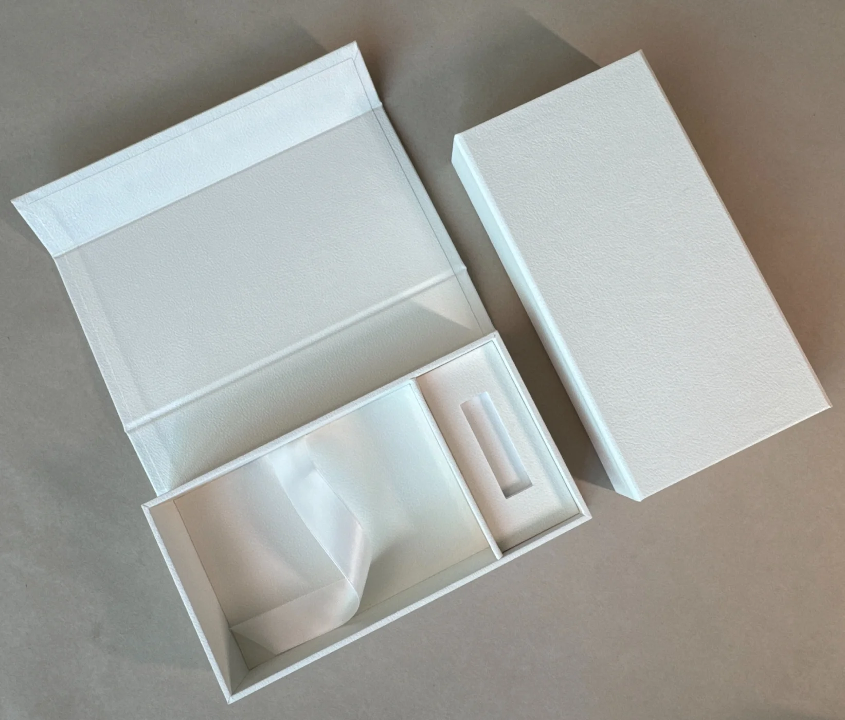 Custom 4*6 5X7 6*8 inch prints Special Paper Wedding Foto Album Photo Linen PU leather Box USB Flash Drives Gift package Box