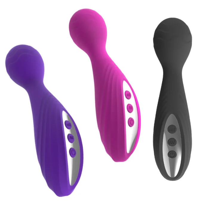 Mini Personal Waterproof Wand Vibrator Body Massager Handheld AV Wand Massager Adult Sex